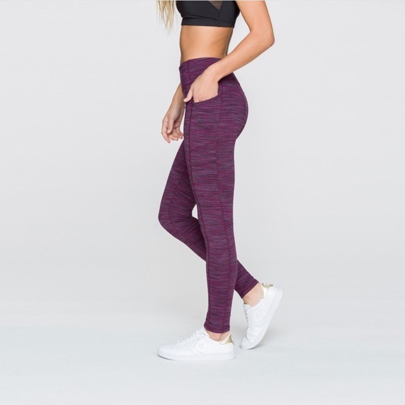 Kyodan Pants - Kyodan Space-Dye Double-Brushed Pocket Leggings